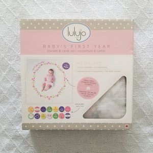 LULUJO Baby blanket and milestone cards
